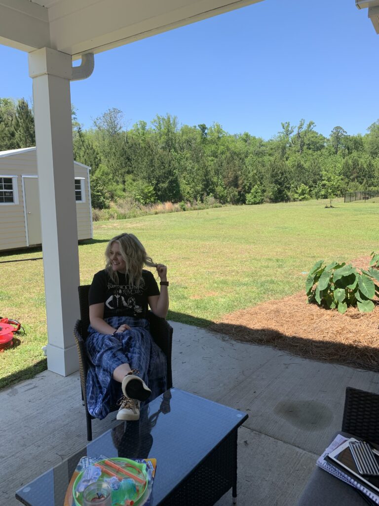 Savannah Blogger, Being Mrs. Fowler, 6 Projects to do while you are home, home update, back porch