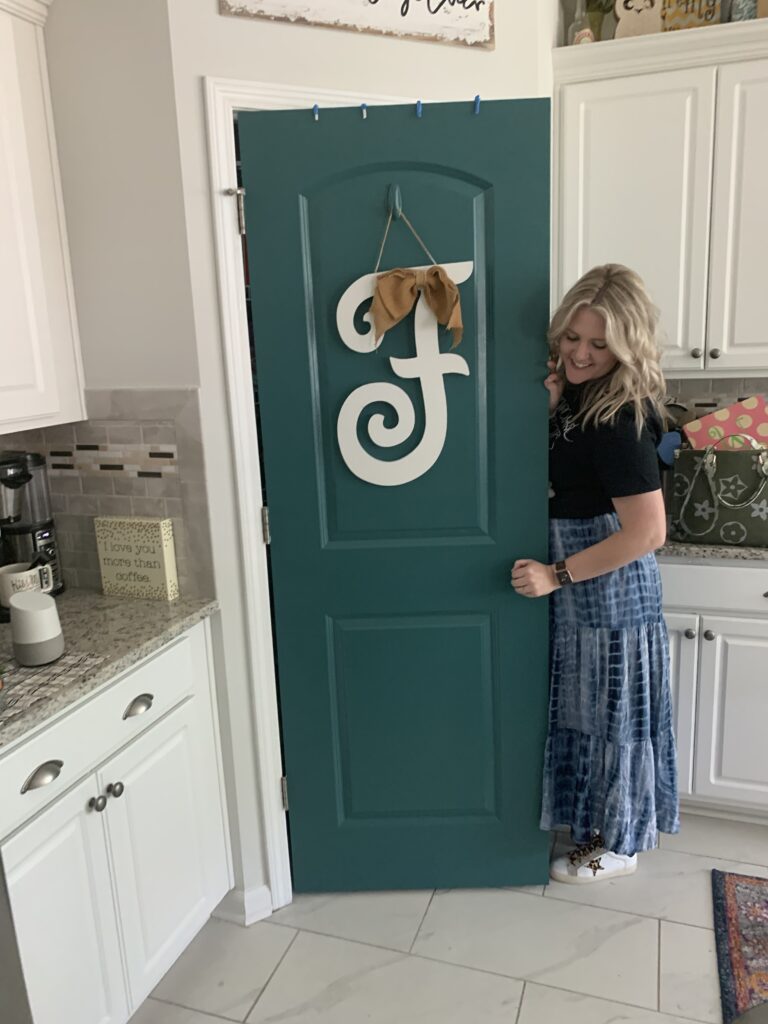 Savannah Blogger, Being Mrs. Fowler, 6 Projects to do while you are home, home update, pantry door, kitchen