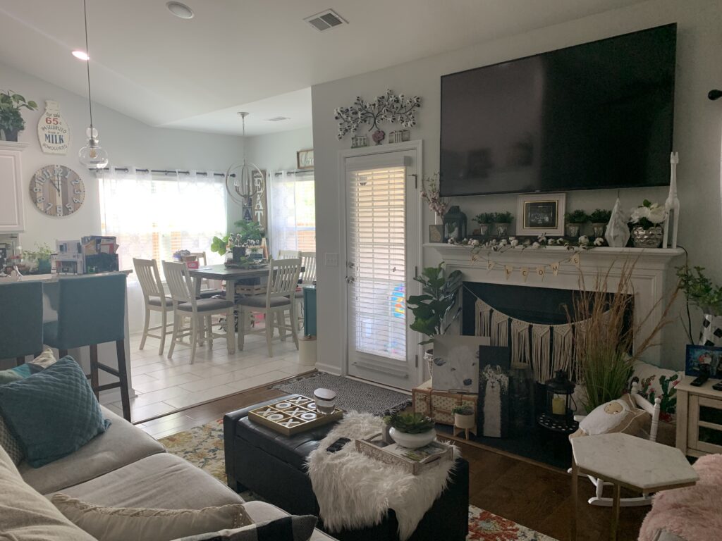 Being Mrs. Fowler, Making a House a Home, Boho Farmhouse Decor Ideas, Living Room