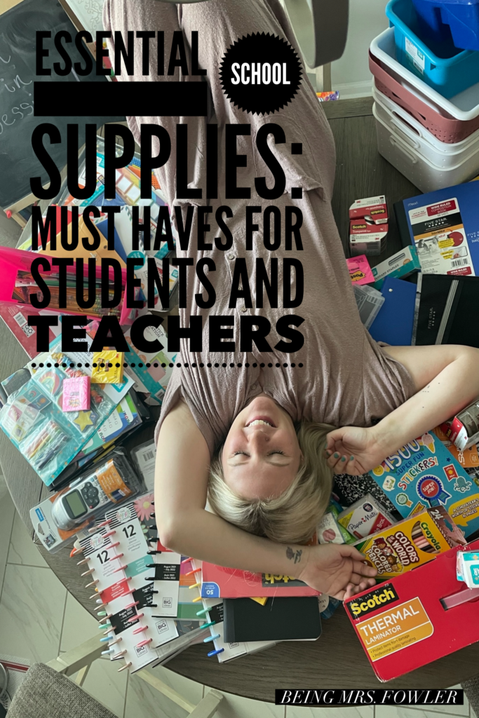 Essential School Supplies: Must Haves for Students and Teachers - A Life  and Style Blog